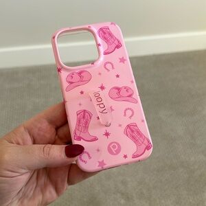 Loopy Case iPhone 14 Pro Pink Boots